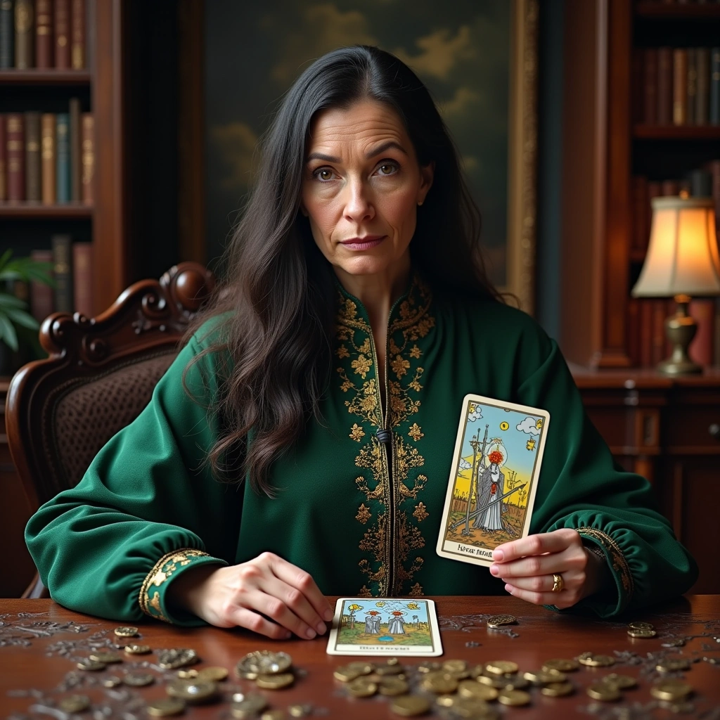 seven of swords and six of pentacles