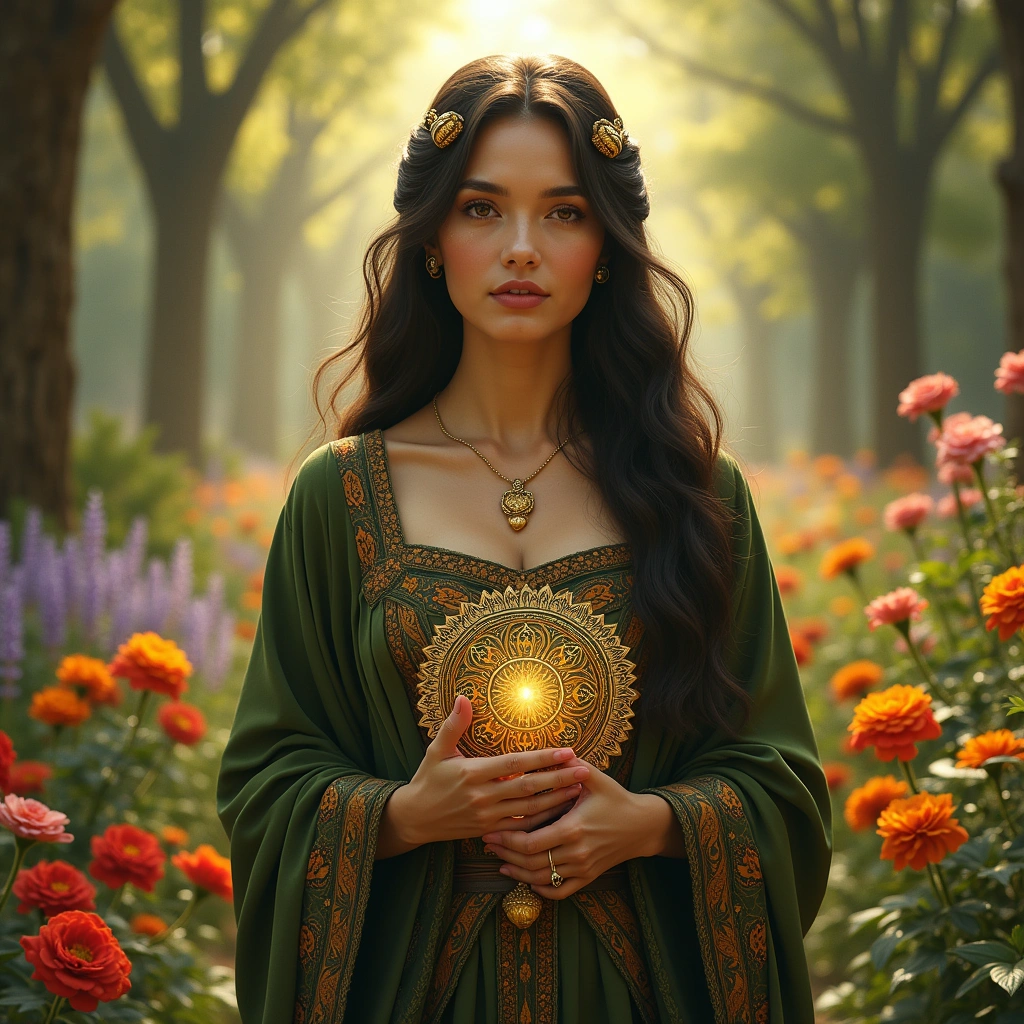 queen of pentacles and eight of cups
