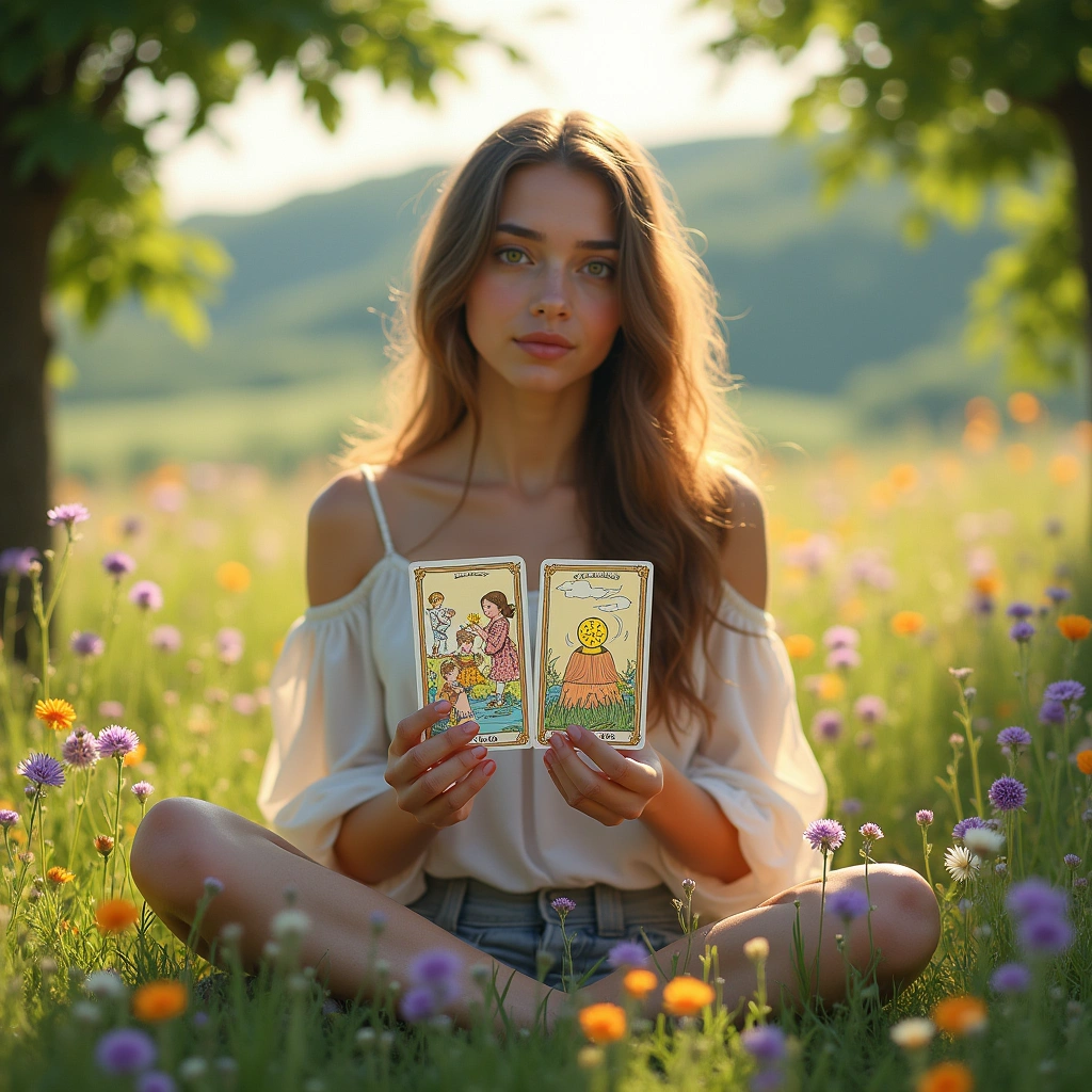 six of cups and page of pentacles