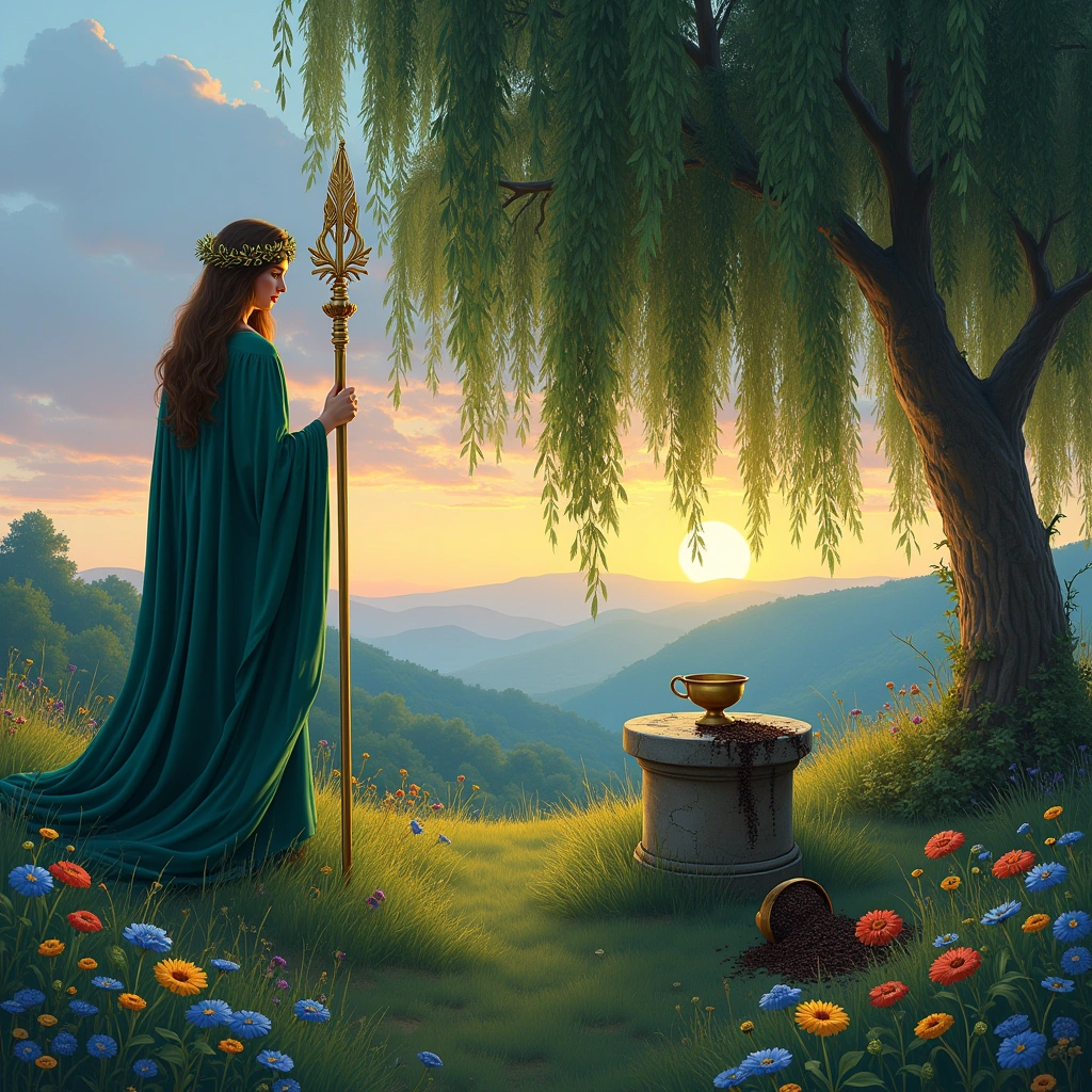 six of wands and five of cups