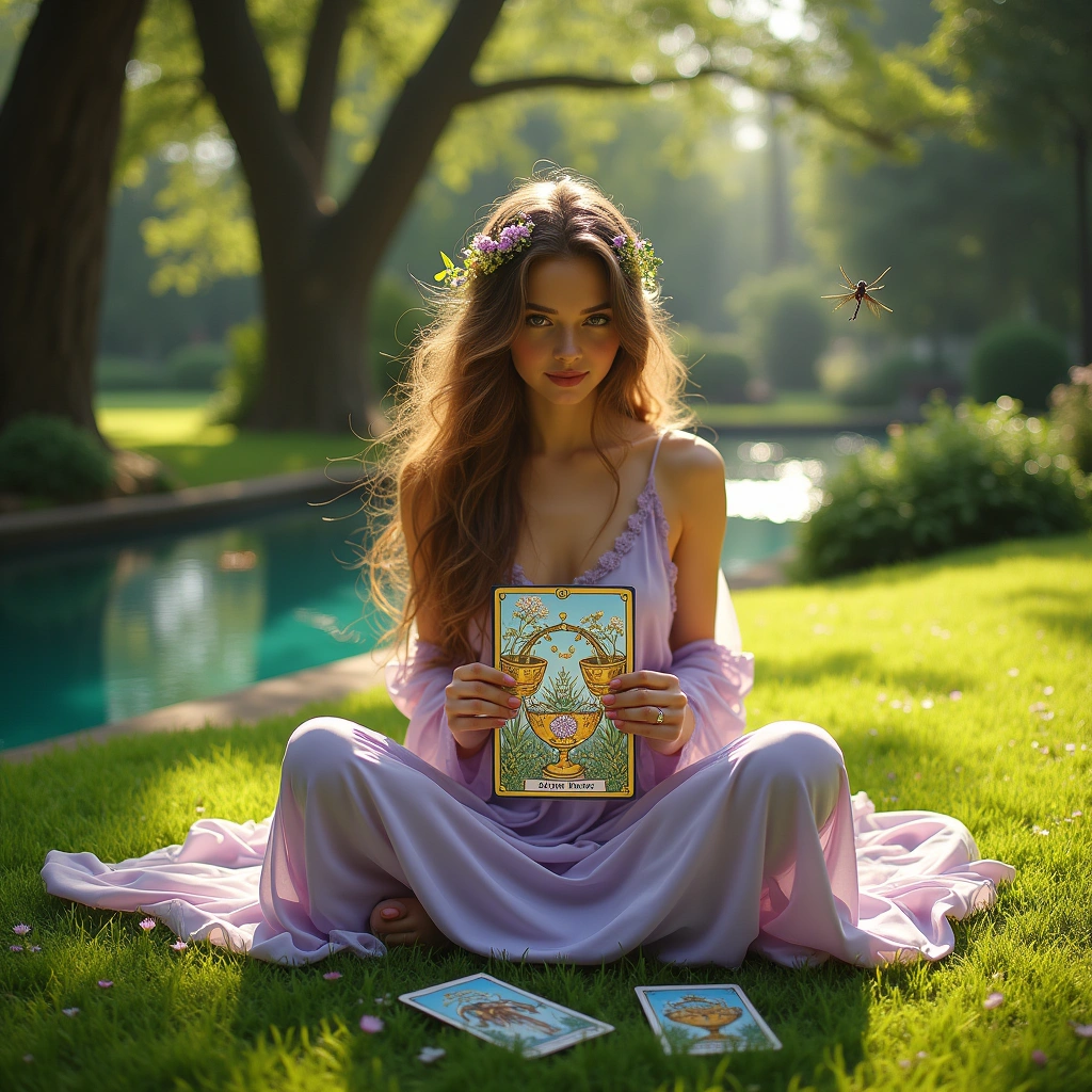 six of cups and the wheel of fortune