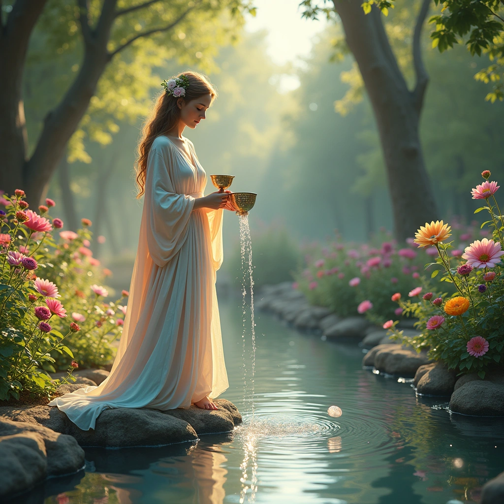 six of cups and the temperance