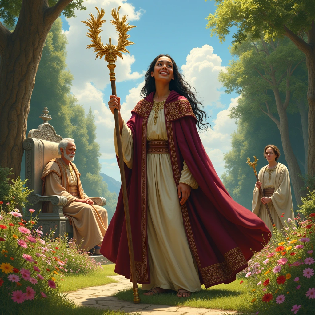six of wands and the hierophant