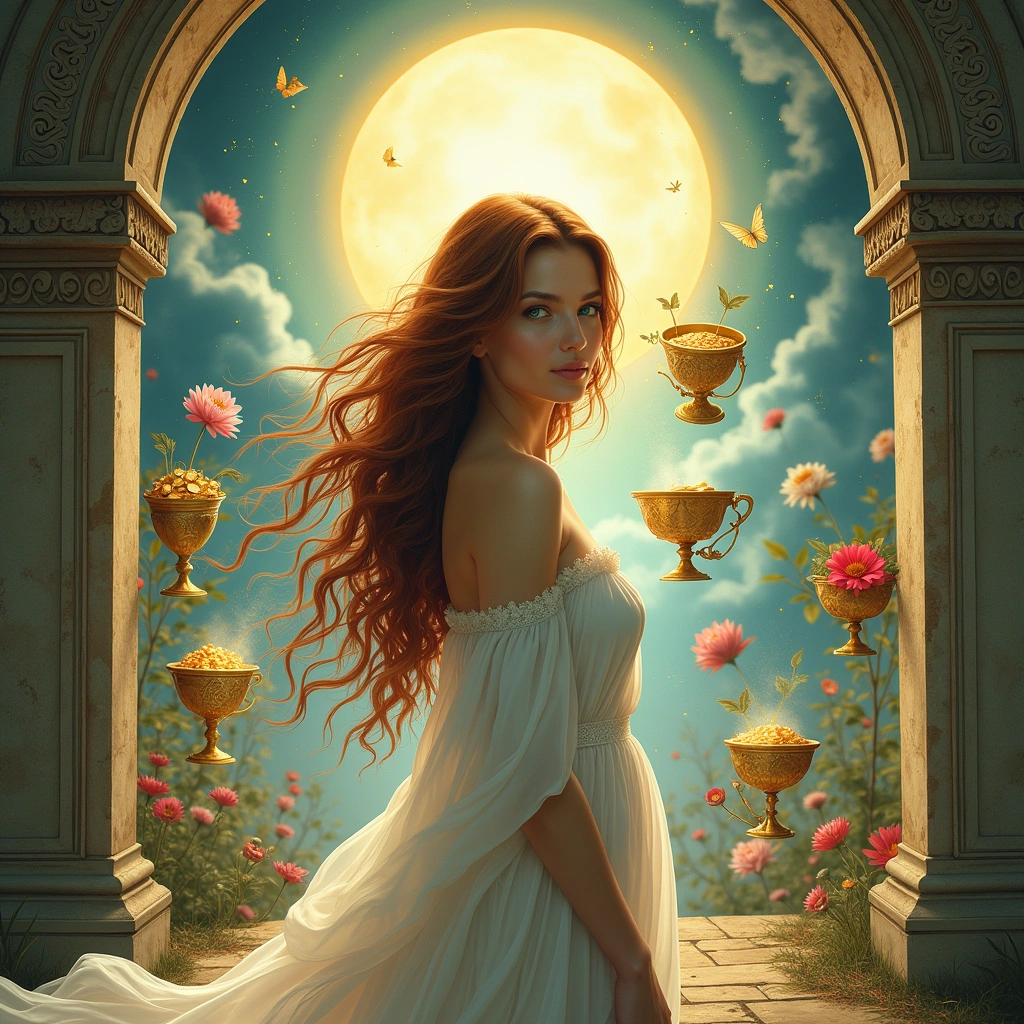 seven of cups and the justice
