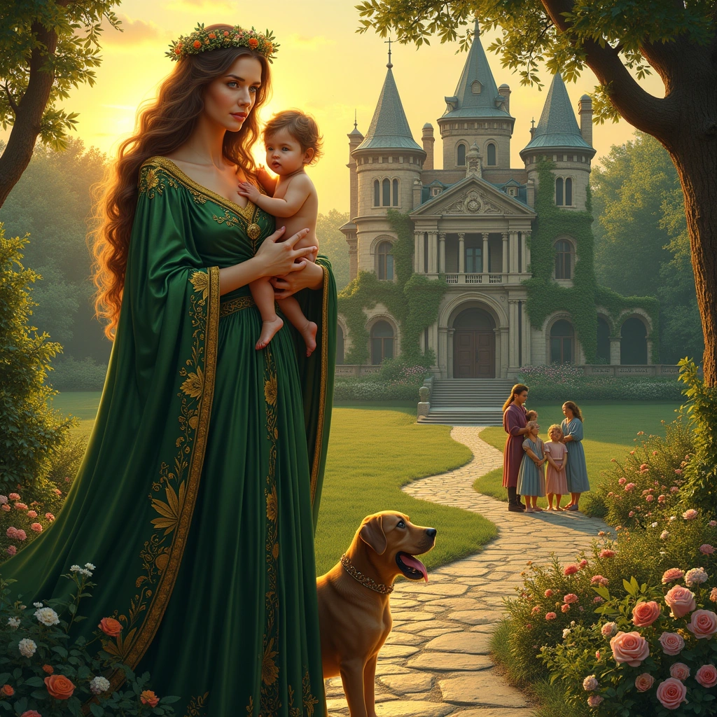ten of pentacles and the empress