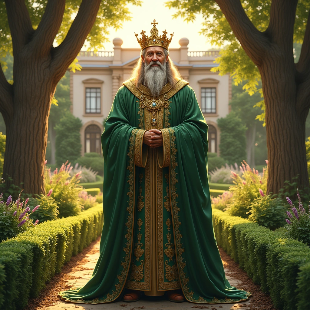 ten of pentacles and king of pentacles