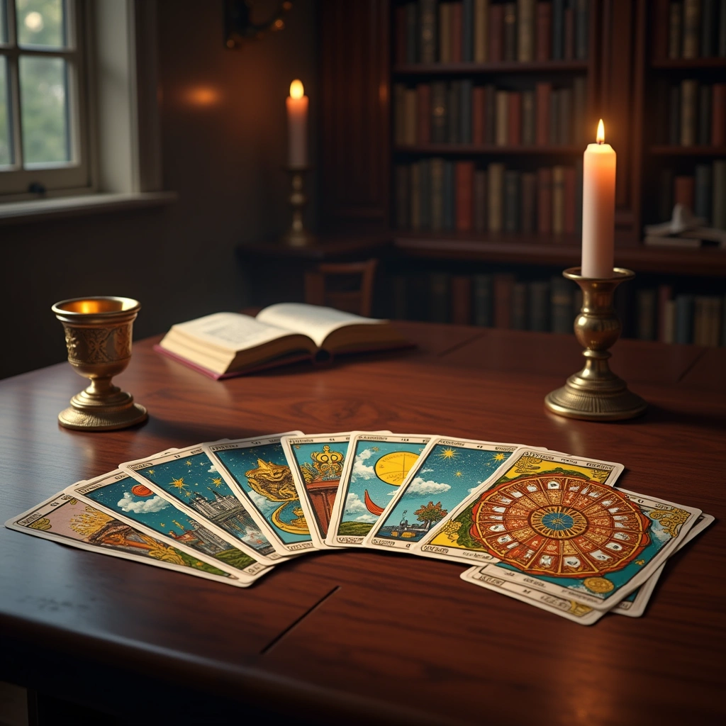 seven of cups and the wheel of fortune