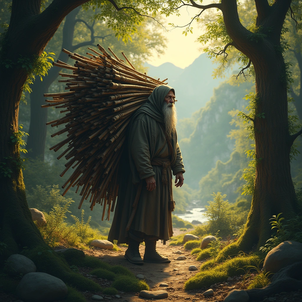 ten of wands and the hermit