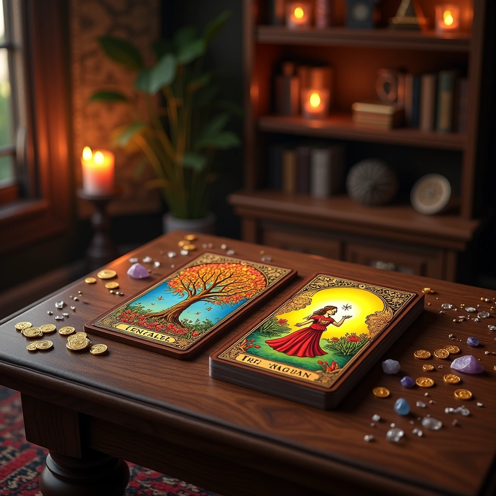 ten of pentacles and the magician