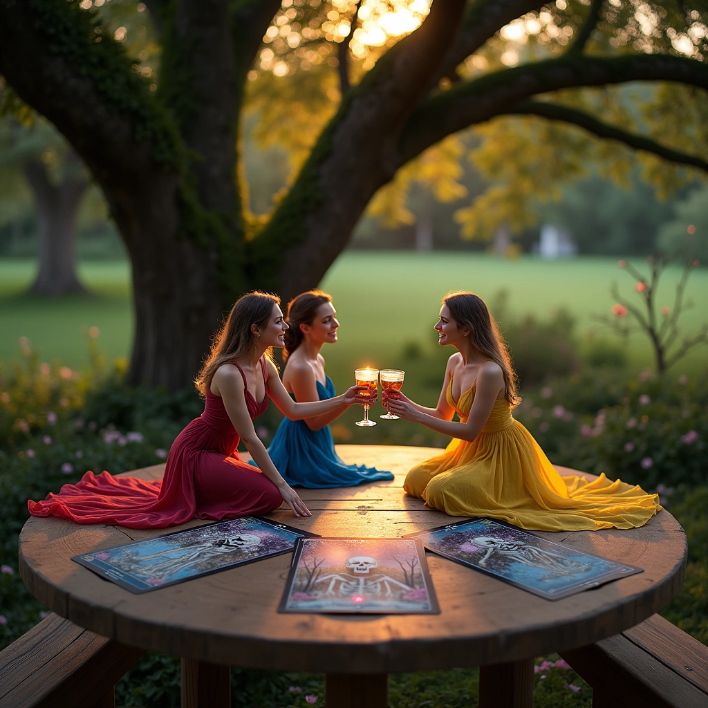 three of cups and the death