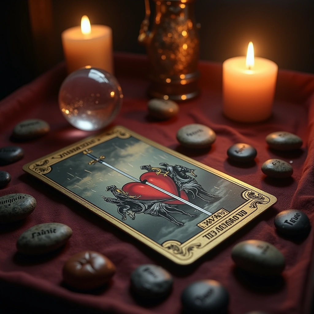 three of swords and the chariot