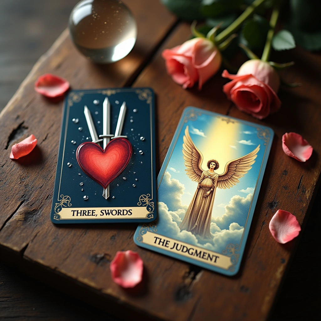 three of swords and the judgment