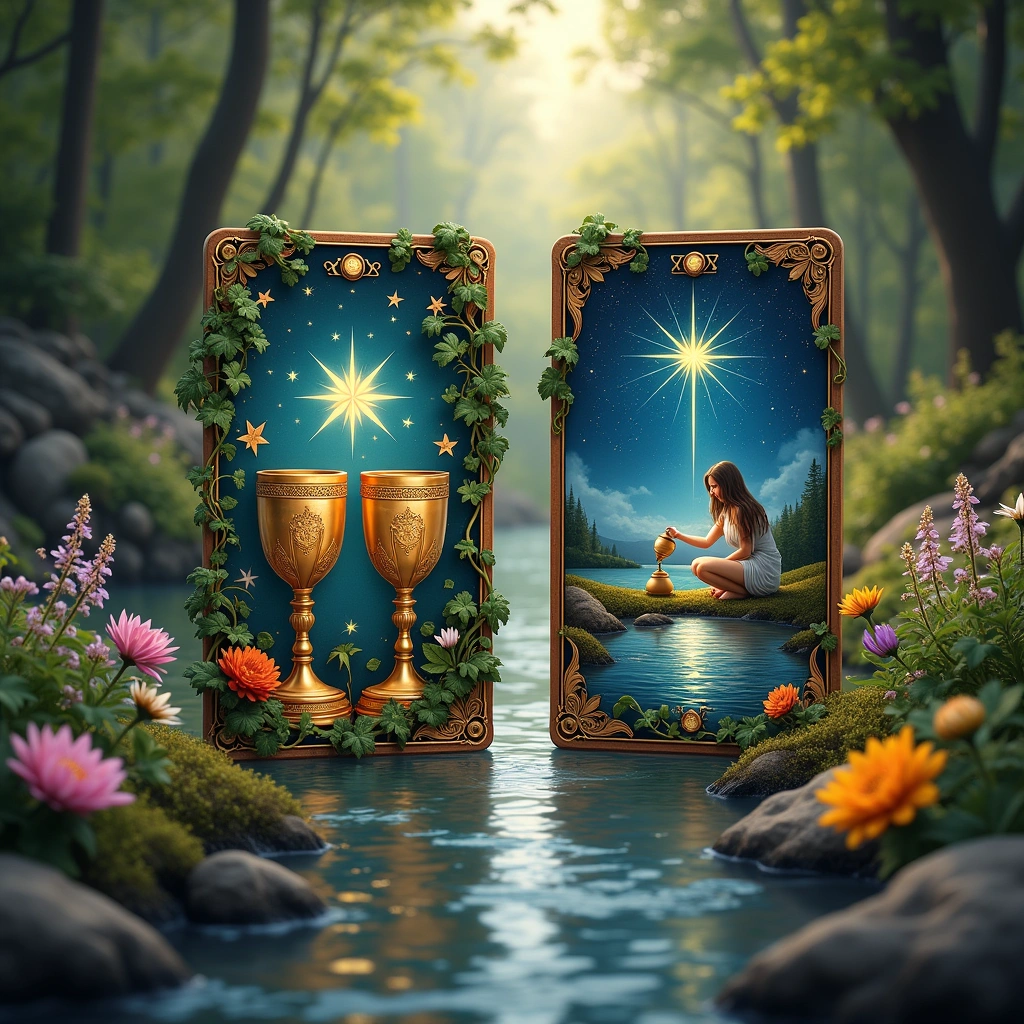 two of cups and the star