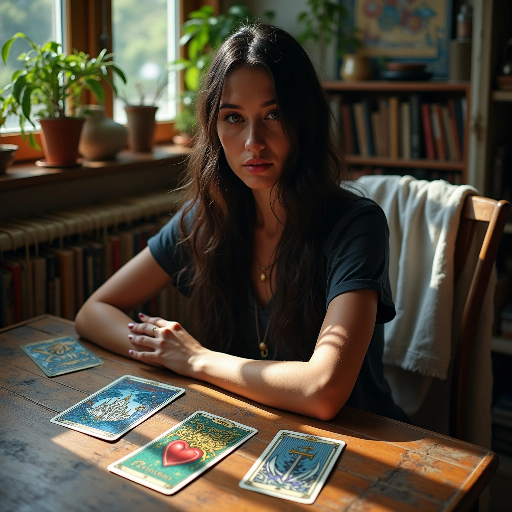 seven of cups and three of swords