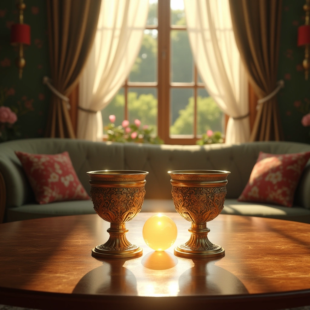 two of cups and nine of cups