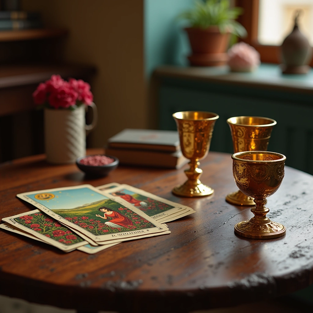 two of cups and page of pentacles