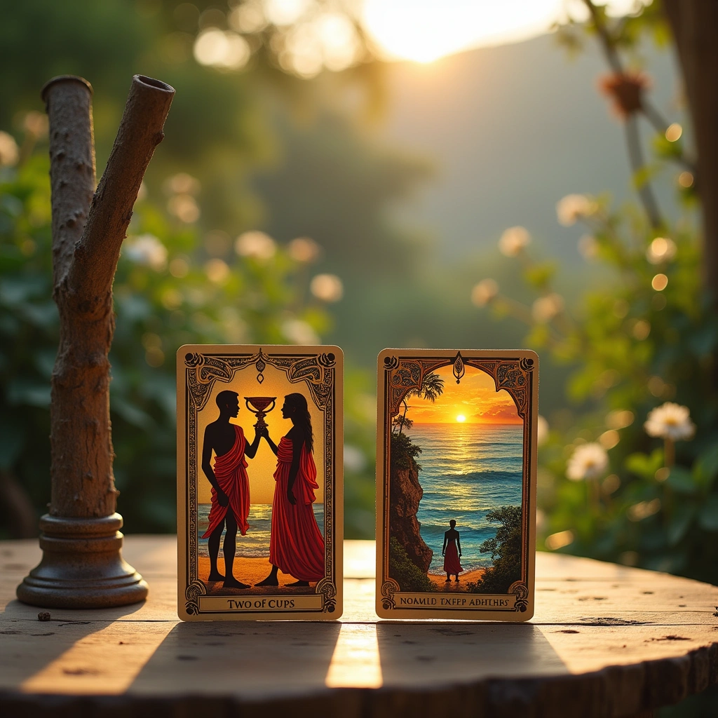 two of cups and three of wands