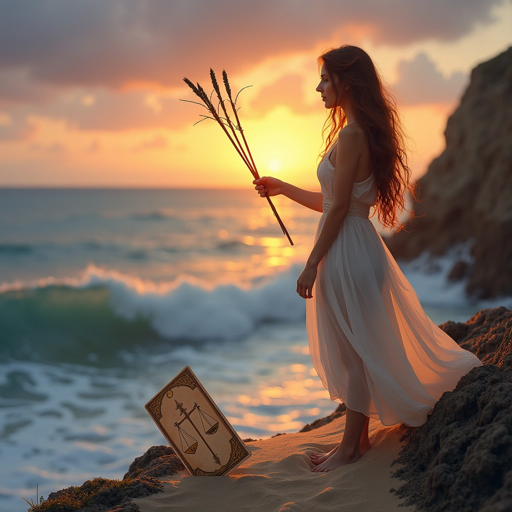 three of wands and the justice