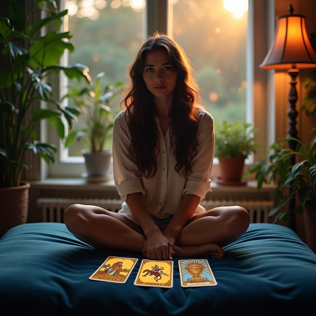 page of pentacles reversed and knight of cups