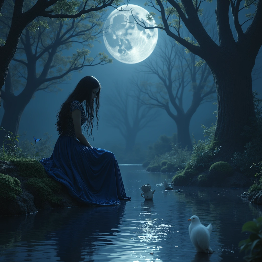 seven of cups reversed and the moon