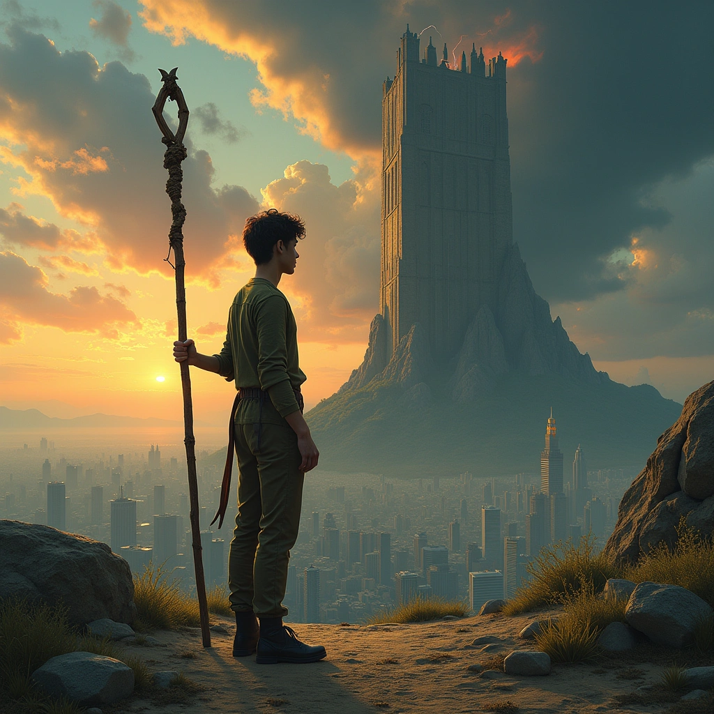 two of wands and the tower