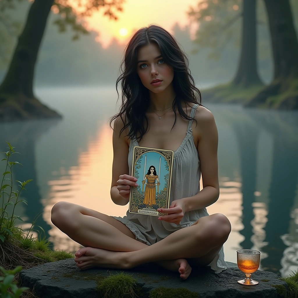 two of swords and page of cups