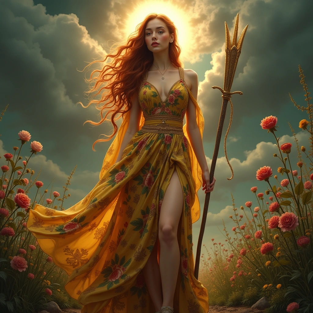 four of wands reversed and queen of wands