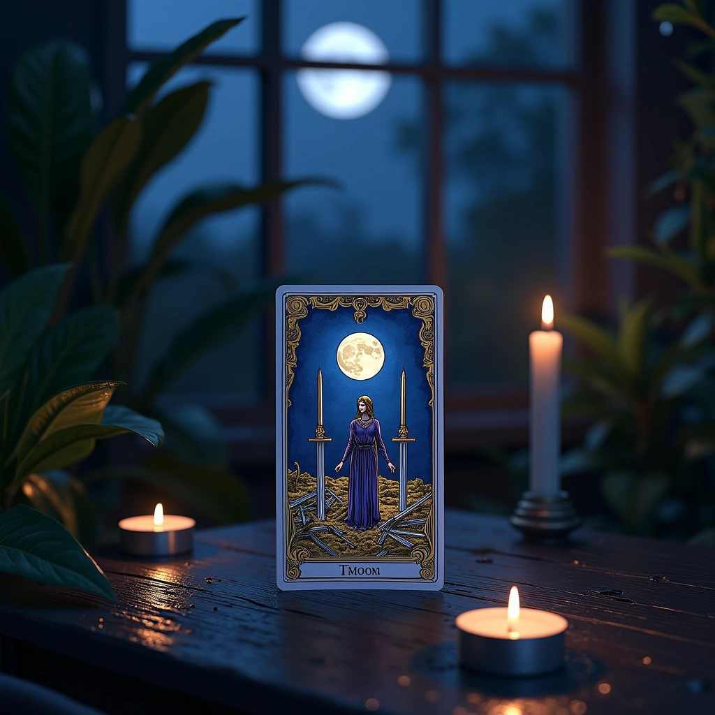 five of swords reversed and the moon