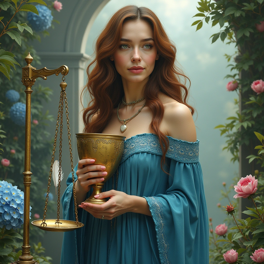 justice reversed and queen of cups