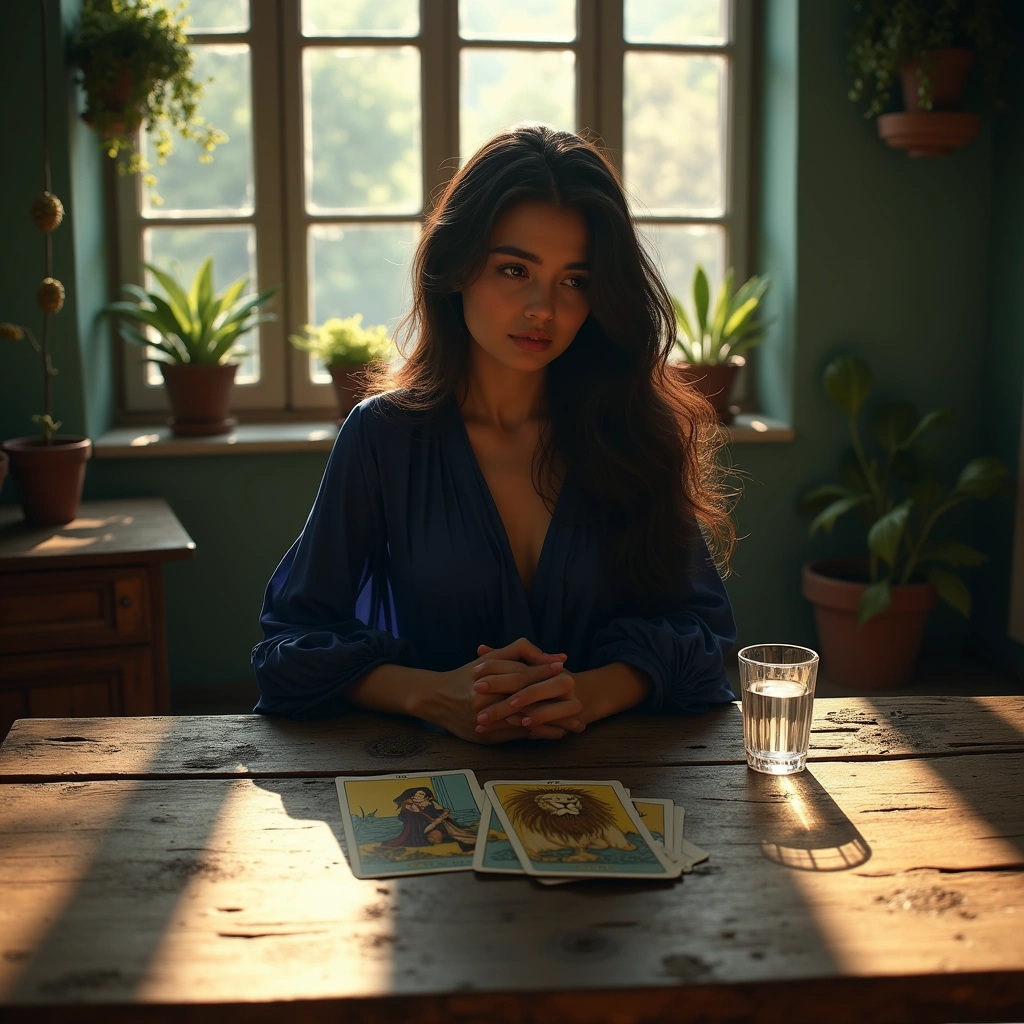 nine of cups reversed and strength