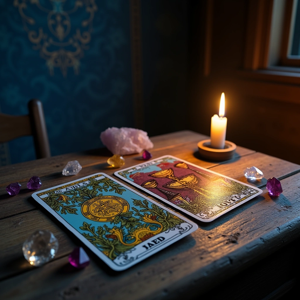 ace of pentacles reversed and three of cups reversed