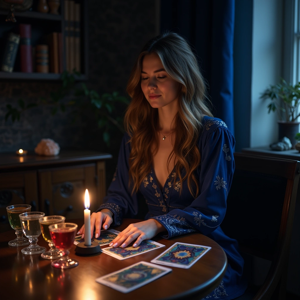 knight of cups reversed and seven of cups