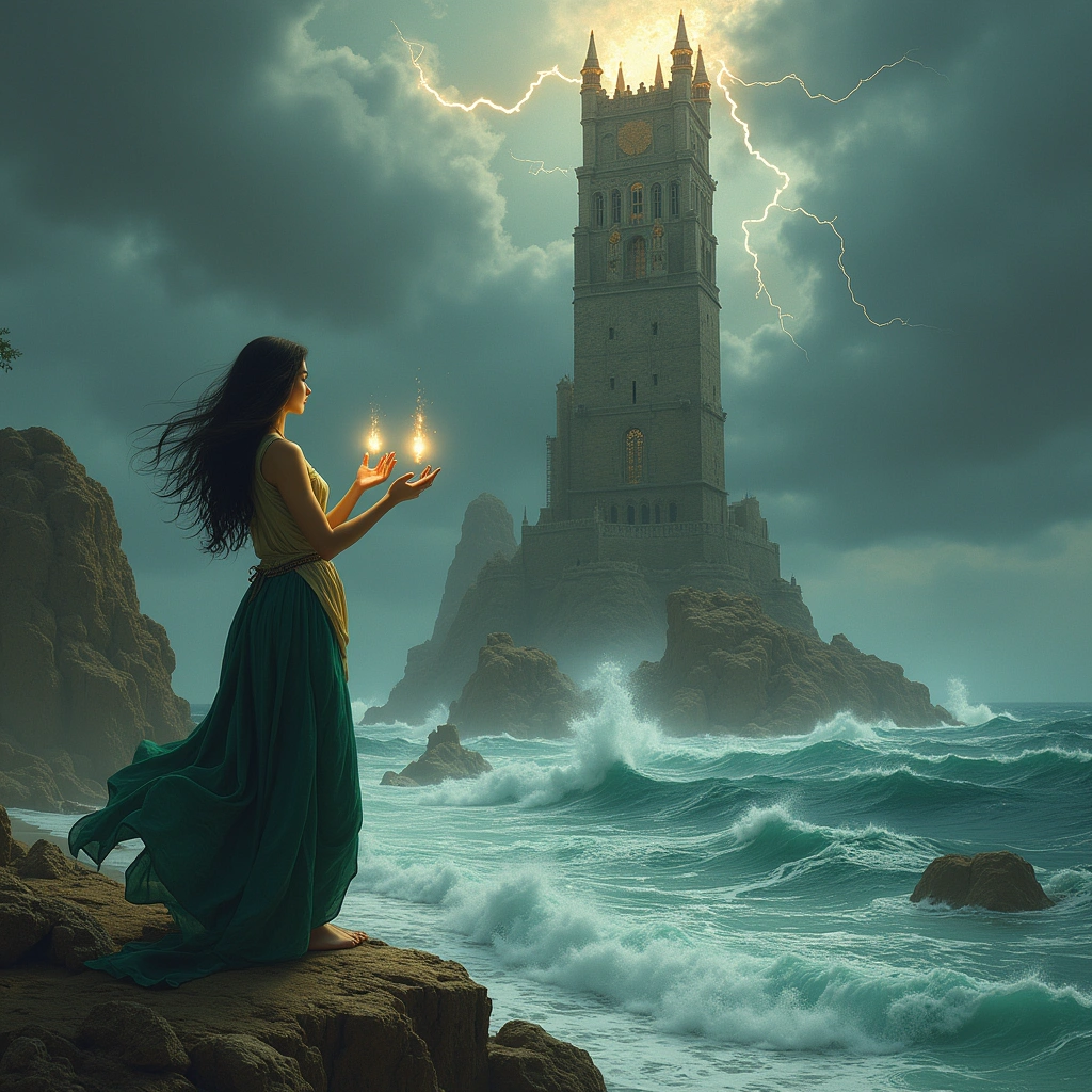 two of pentacles and the tower