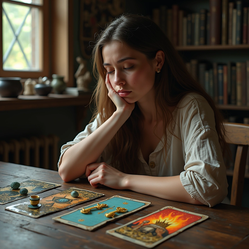 seven of cups reversed and king of wands reversed