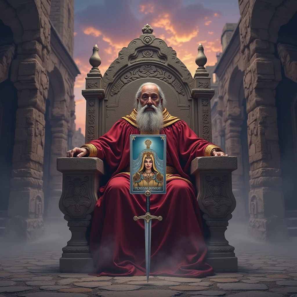 two of swords and the emperor